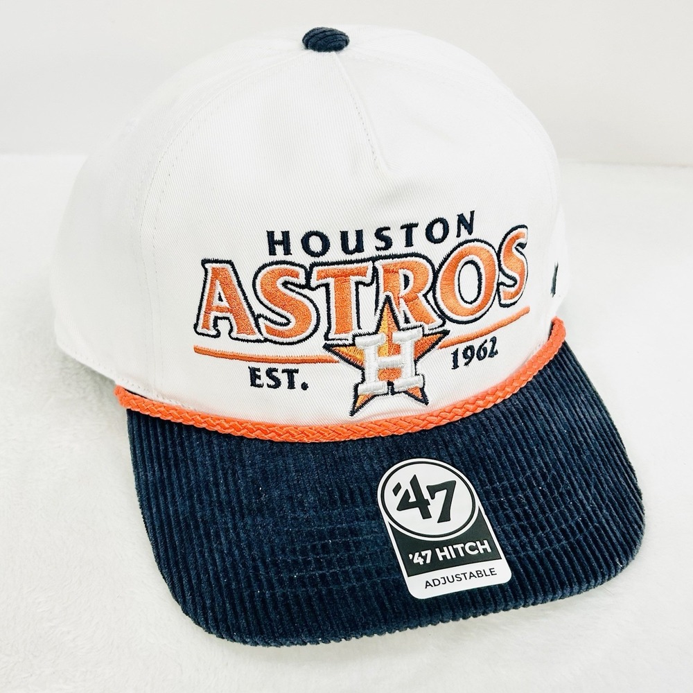 '47 Brand Houston Astros Rustic Hitch A-Frame Hat Cap Snapback Adjustable MLB - Picture 3 of 5